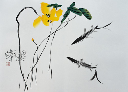 林鲁辛书画作品