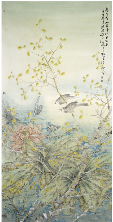 画家任正江花鸟画