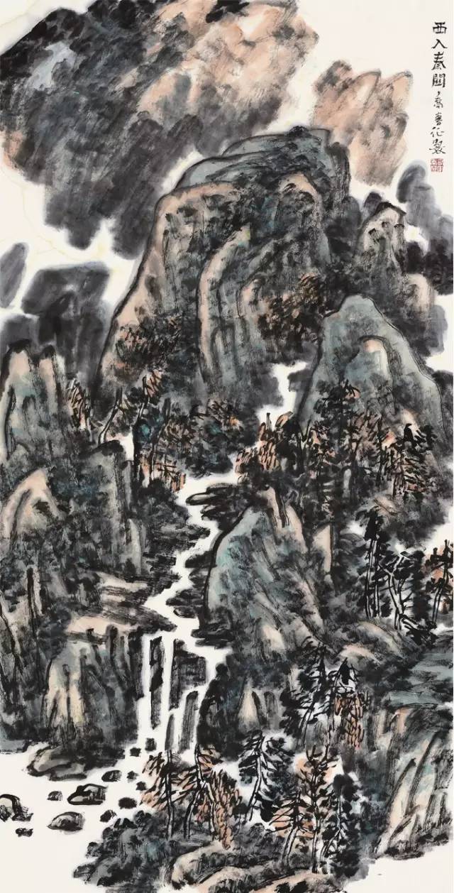 王鸣放师生国画作品