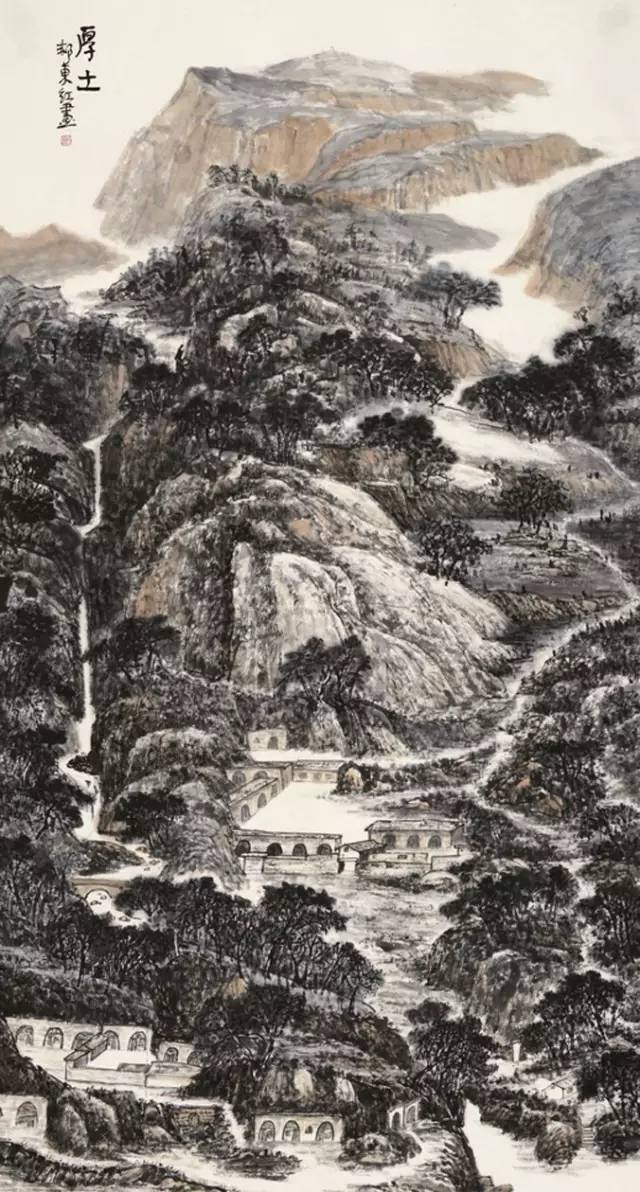 王鸣放师生国画作品