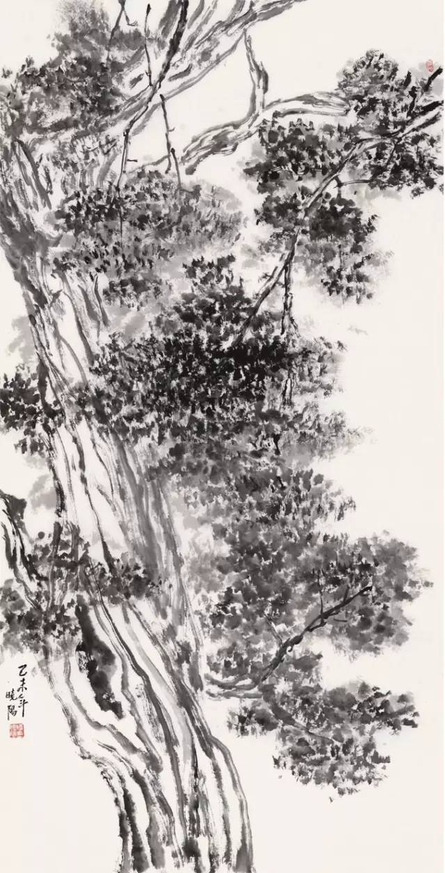 王鸣放师生国画作品