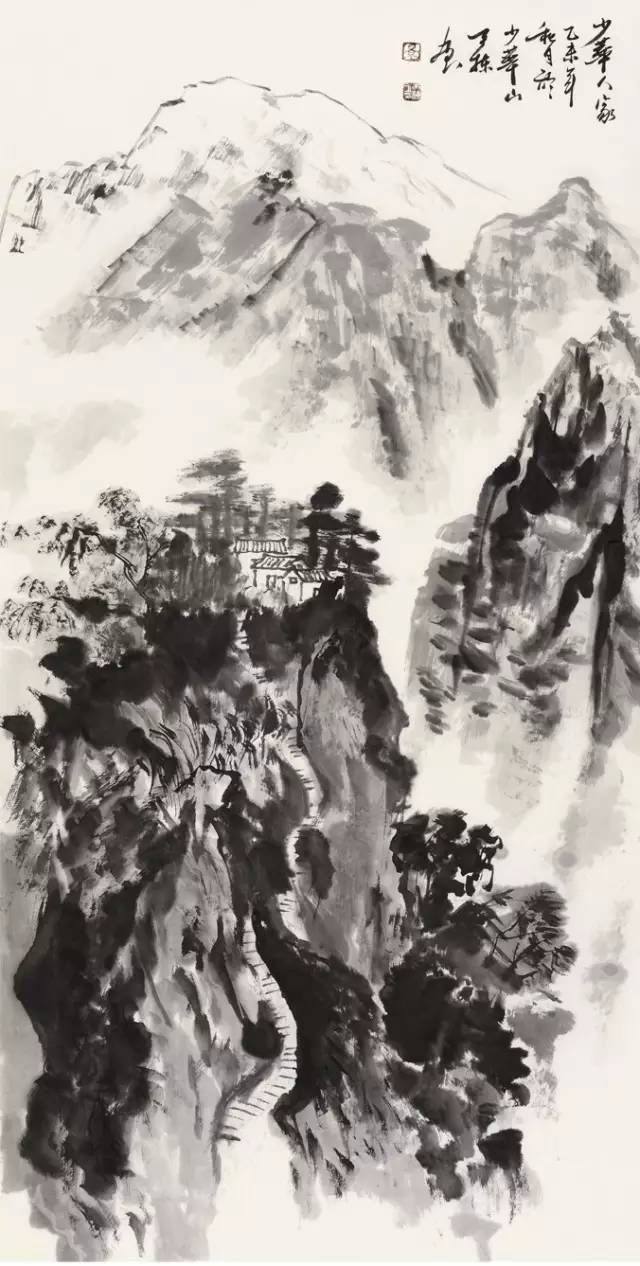 王鸣放师生国画作品