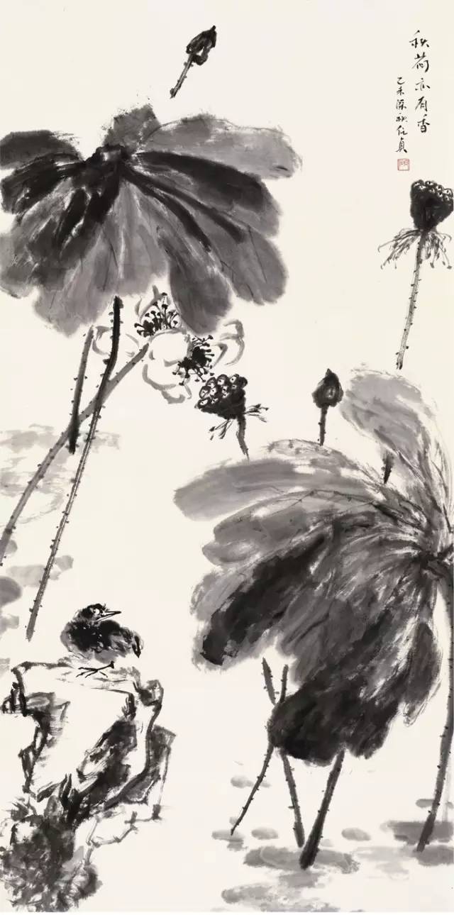 王鸣放师生国画作品