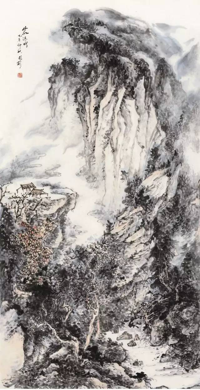 王鸣放师生国画作品