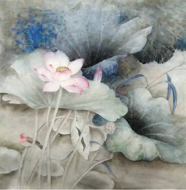 王鸣放师生国画作品