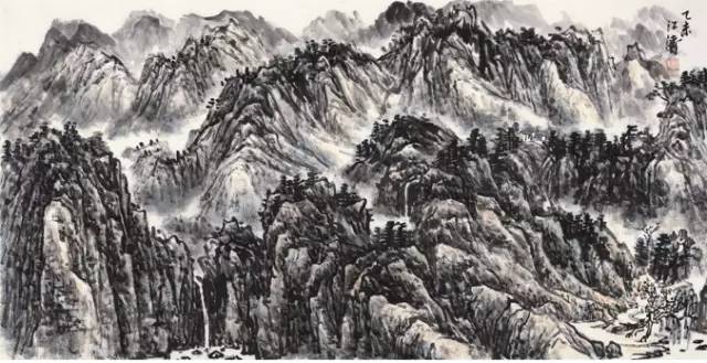 王鸣放师生国画作品