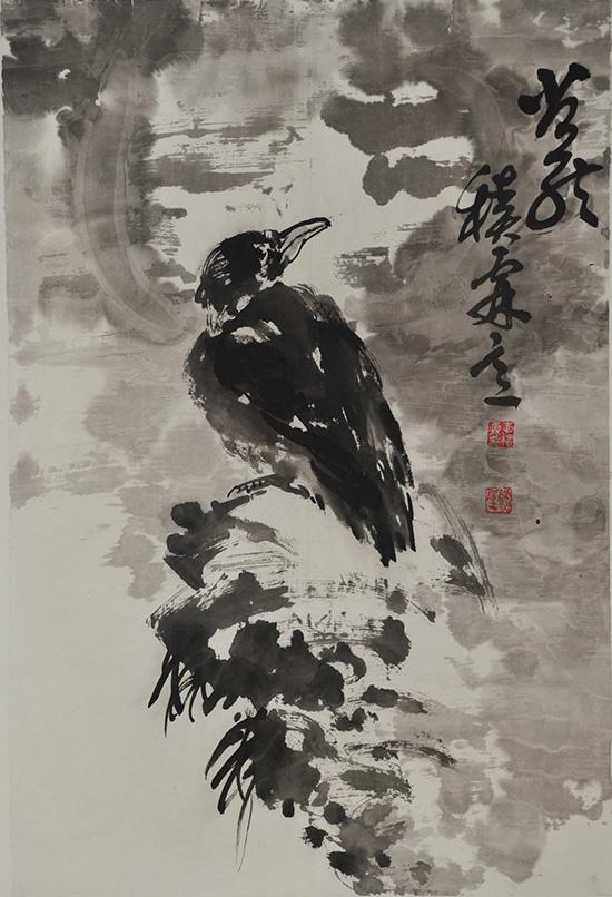 李积霖  《冷月》 67X46cm