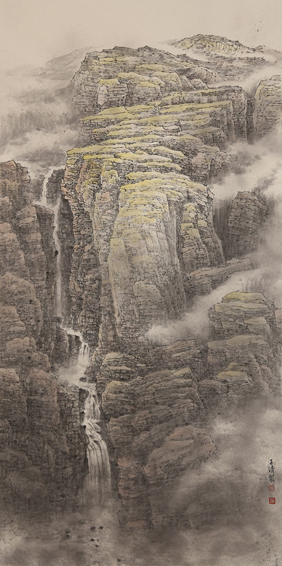 徐子清 《秋壑清音徐子清》 136X68cm