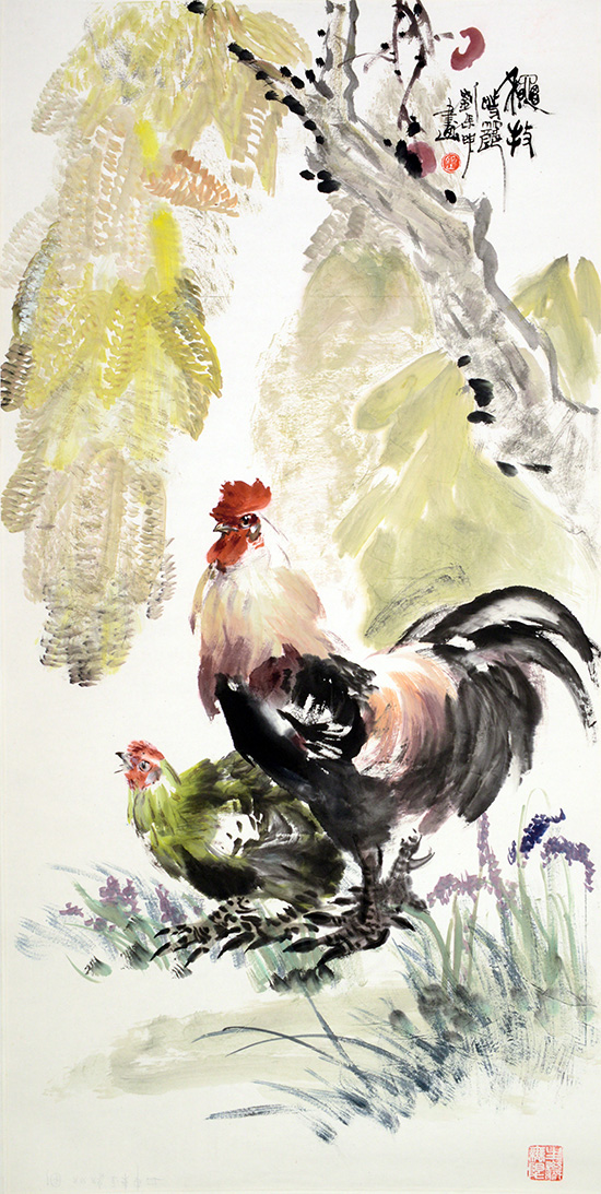 劉保申《金秋》2015年46X69cm
