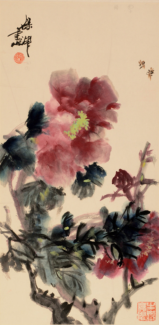 劉保申《孔雀蘭花》2014年69X138cm.jpg